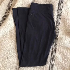 Large tall fabletics charcoal leggings